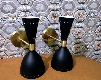Wall Sconce Diabolo Pair of Modern Italian Wall Lights Marigold Wall Fixture Light