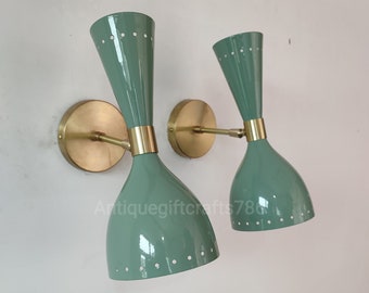 Italian Wall Lights Wall Fixture Lamps Mid Century Wall Sconce Lamp Wall Pair of Modern