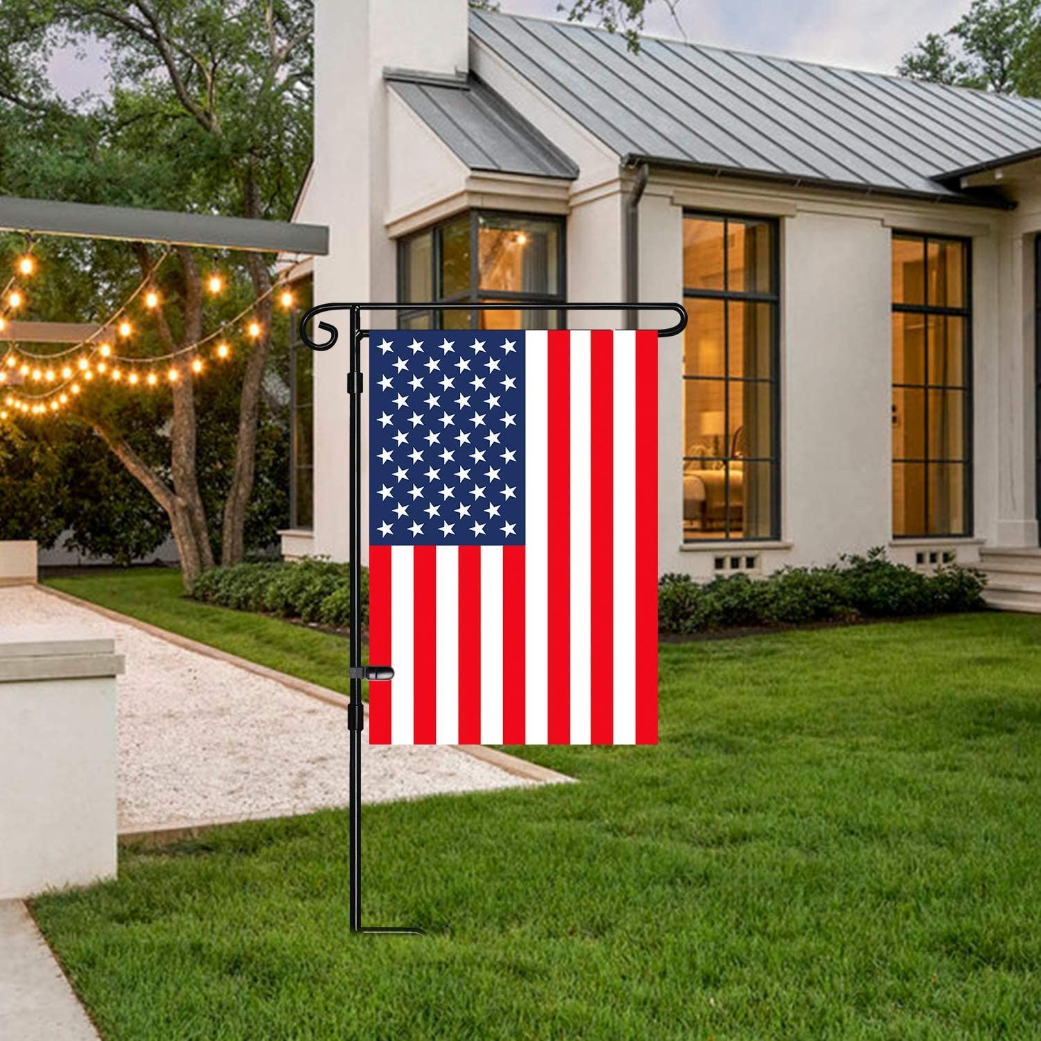 Garden Flag Stand Garden Flag Pole Holder Easy to Install | Etsy