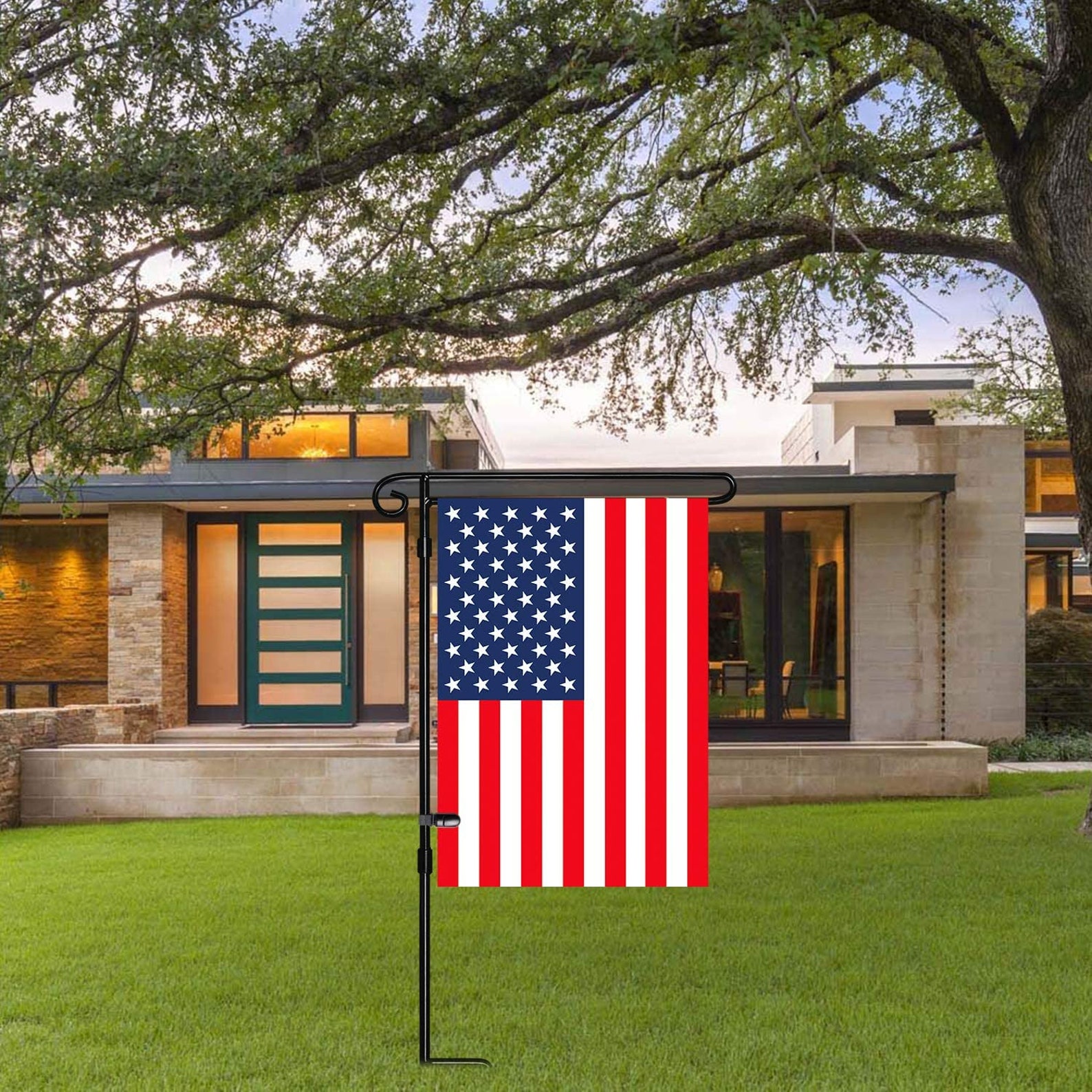 Garden Flag Stand Garden Flag Pole Holder Easy to Install Etsy