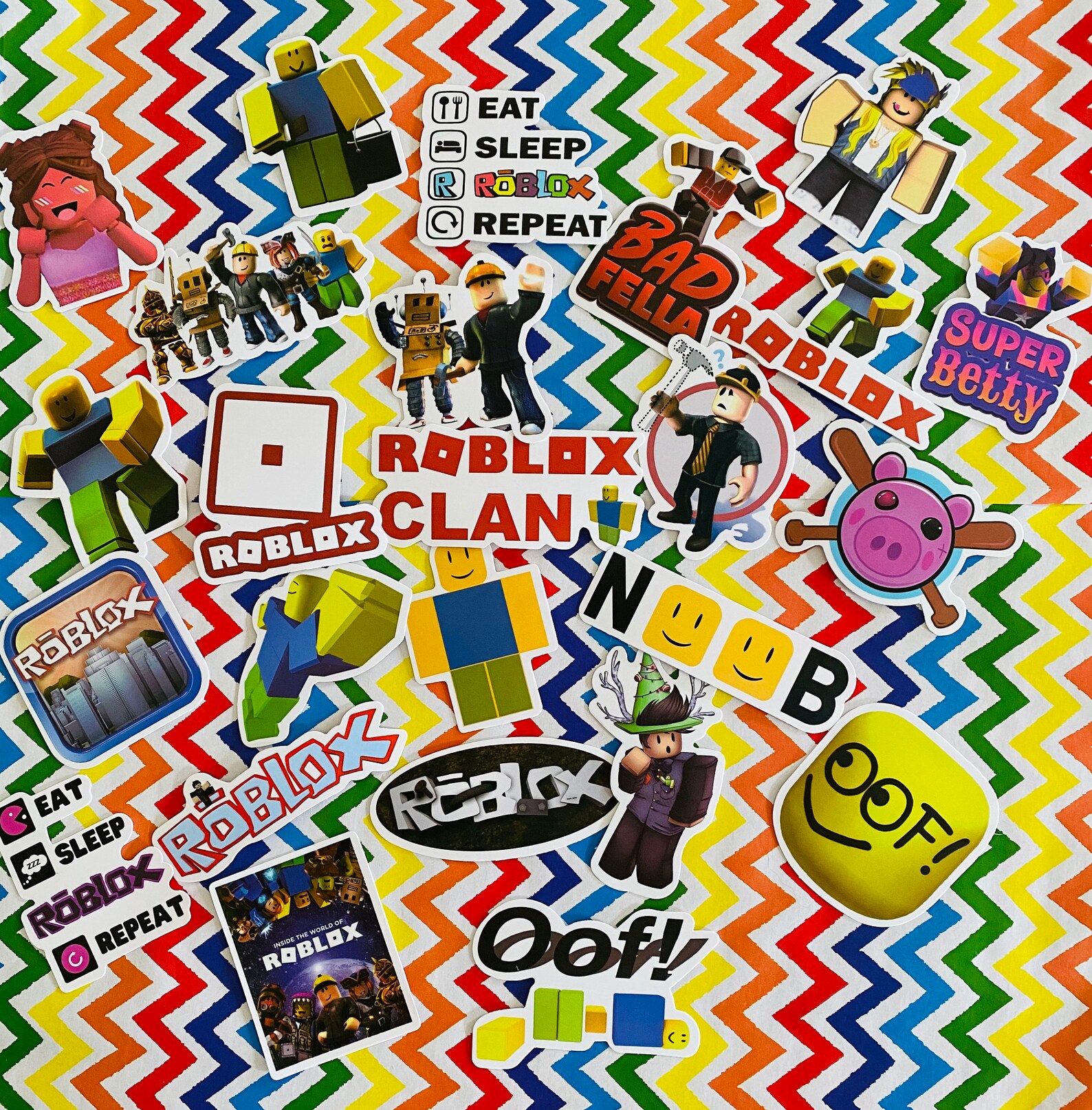 ROBLOX Vinyl Sticker Pack 2 | Etsy