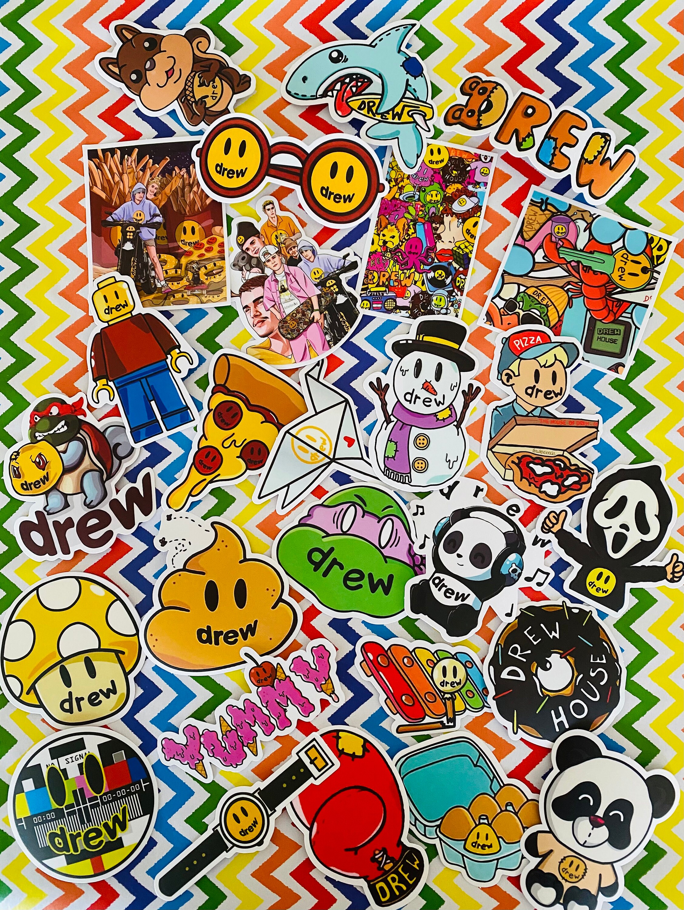 Drew Sticker Drew House Stickers – Drew House Stickers – ILOC