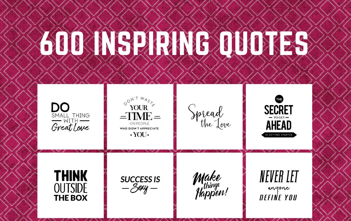 600 Inspiring Quotes Instagram Motivational Quotes Instagram | Etsy