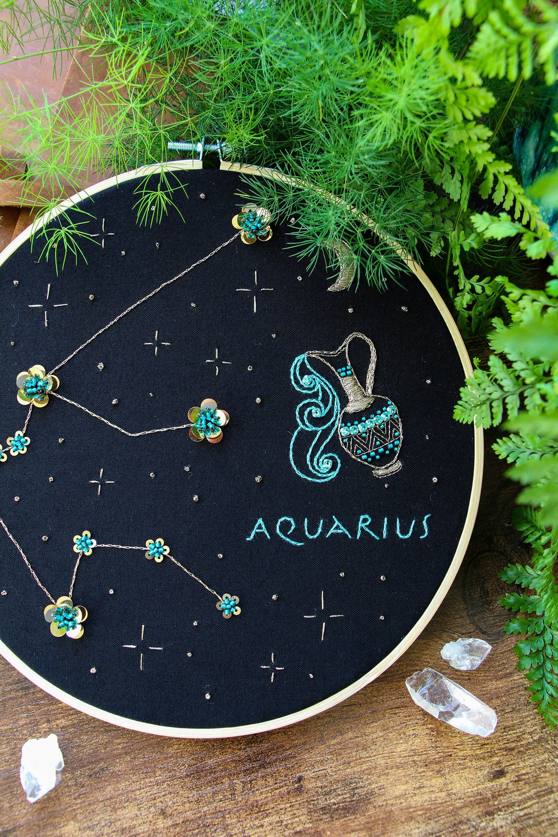 Aquarius zodiac hand jessecmault pattern downloadable pdf  etsy