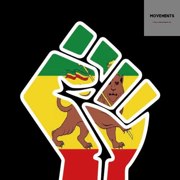 Rastafarian - Movements Not Moments Sticker