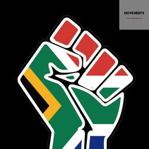 Sud Africa - Bandiera adesiva Black Lives Matter - Edizione Sud Africa