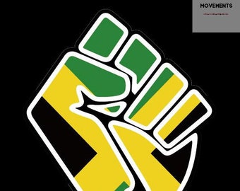 Jamaica - Movements Not Moments Sticker