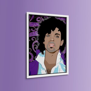 Prince | Purple Rain | The Artist | Print | Illustration | Wall Art | Home Decor | Gift Idea | Colorful | Pop Culture | Music