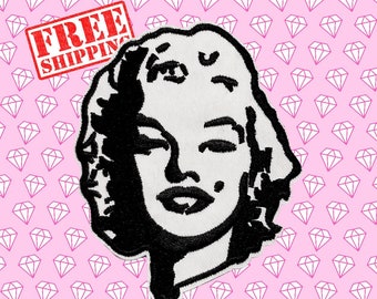 1Marilyn-Monroe embroidery patch