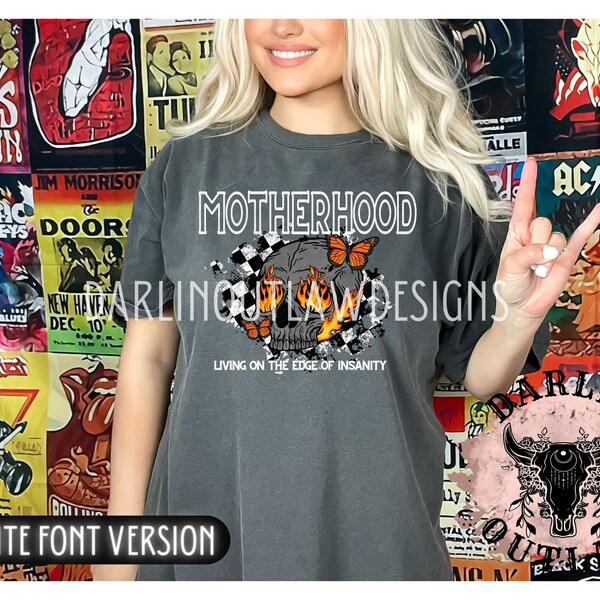 4 Transparent PNG, Motherhood, Sleeve and Vintage Version, Sublimation, ***DIGITAL Download ONLY***