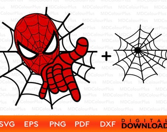 Spiderman Web Svg - Etsy UK