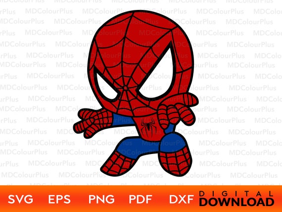 Baby Spiderman Svg Cute Spiderman Svg Baby Spiderman - Etsy