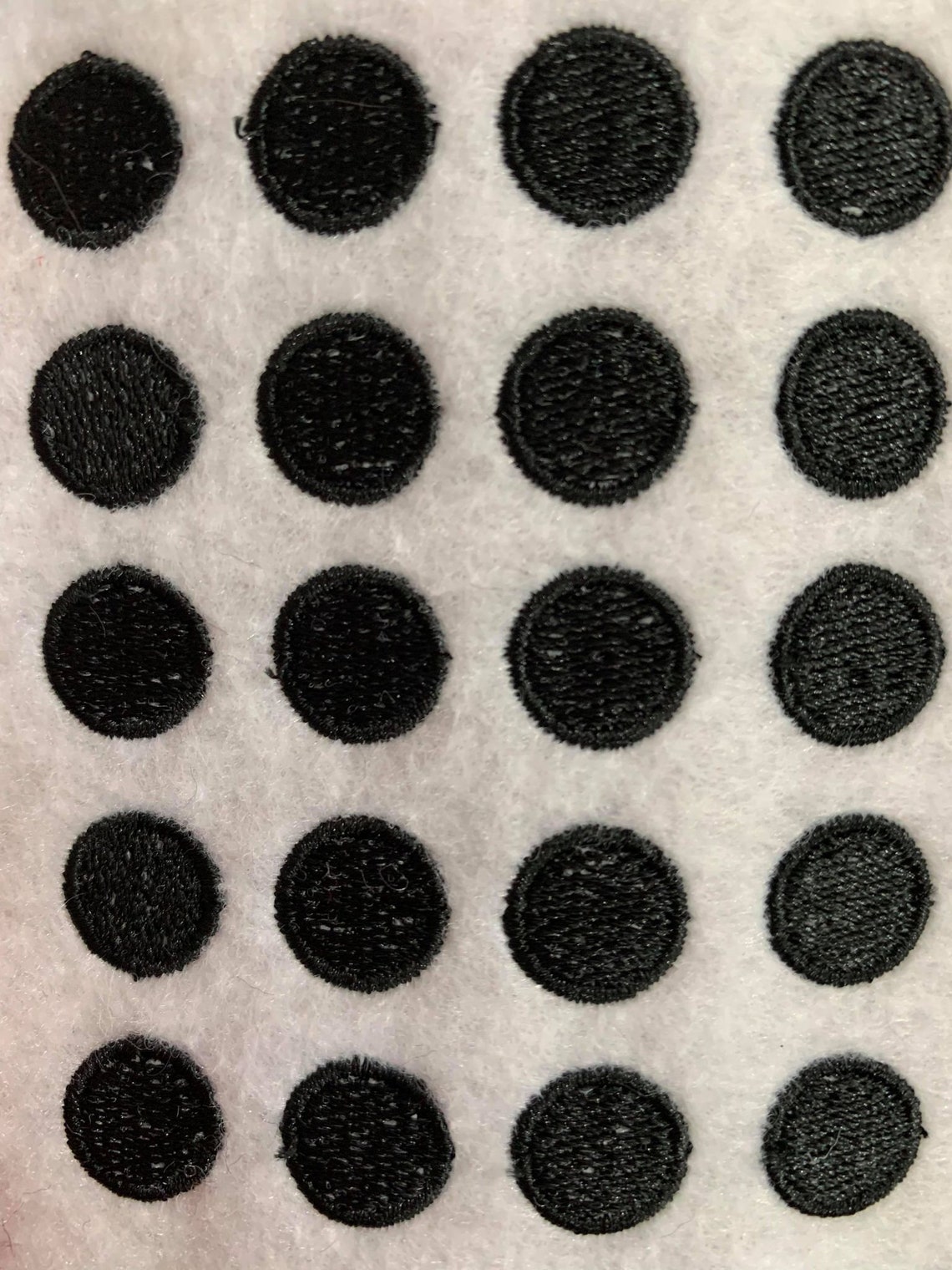 Sheet of Simple Embroidered Eyes Etsy