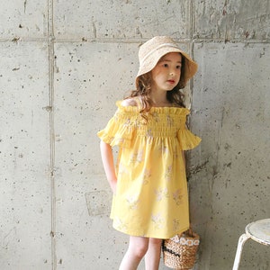 Spia girl cotton 100% dress vintage flower pattern, European style retro, girl clothes, toddler clothes, baby girl dress for summer, image 6