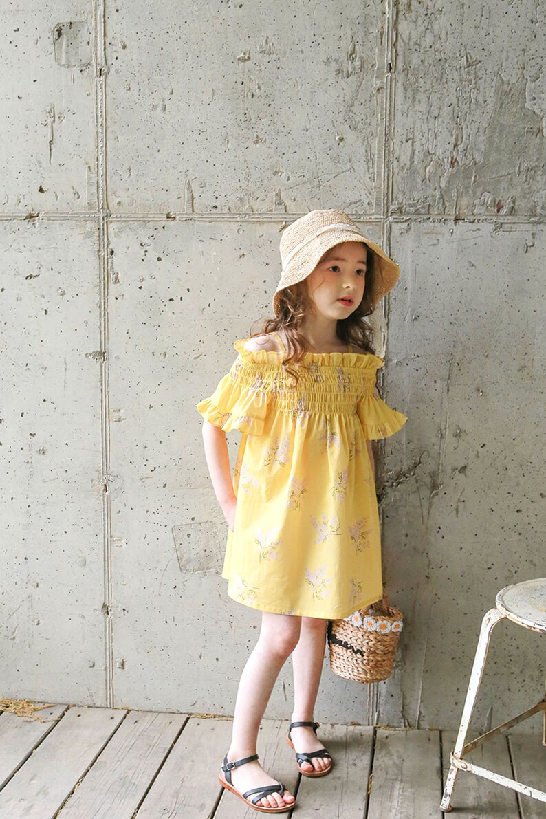 Spia girl cotton 100% dress vintage flower pattern, European style retro, girl clothes, toddler clothes, baby girl dress for summer, image 6