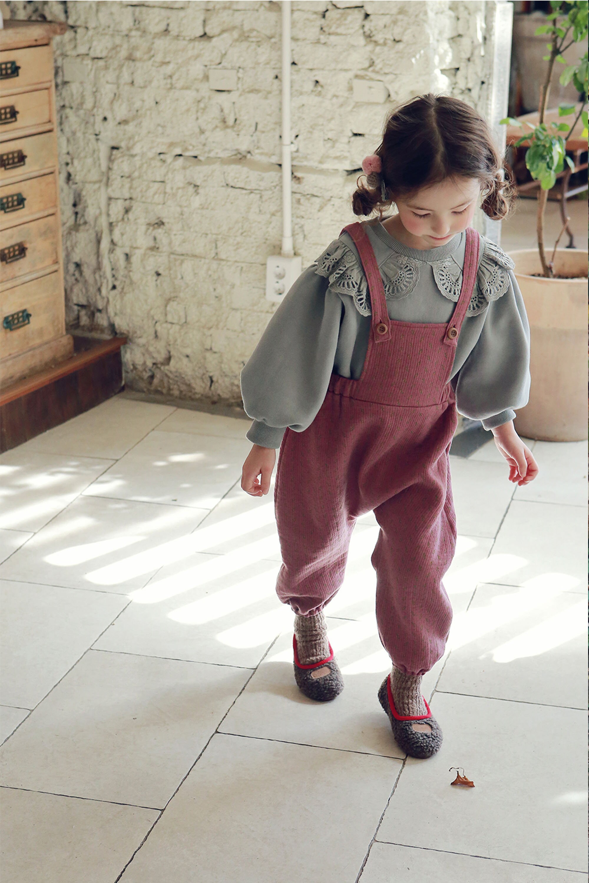 Momo Overall Pink, Baby Girl Jumpsuit , Girl Clothes