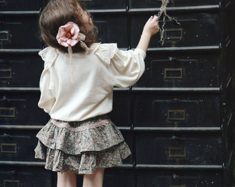 Mika jupe fille rose, jupe d’automne, jupe de bébé fille, vêtements, jupe d’enfant en bas âge, jupe mignonne d’enfants, robe d’automne,