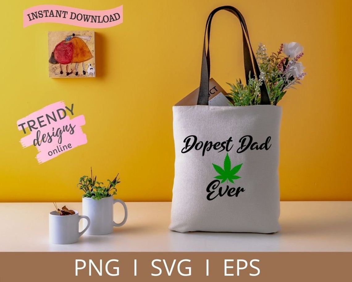 Download Dopest Dad ever svg Weed SVG Marijuana SVG Rolling Tray | Etsy