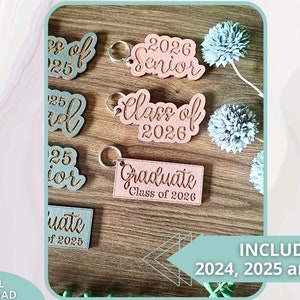Graduation Keychains Bundle Svg, Senior Keyrings Svg, Digital Download ...