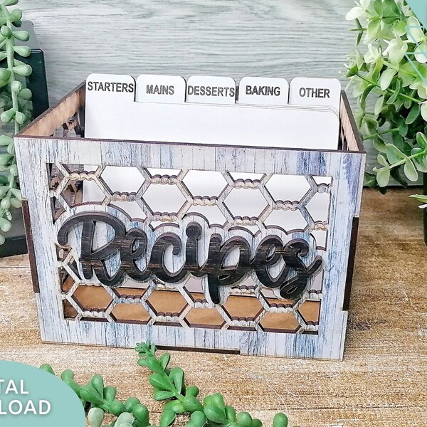 Recipe Box Dividers Etsy