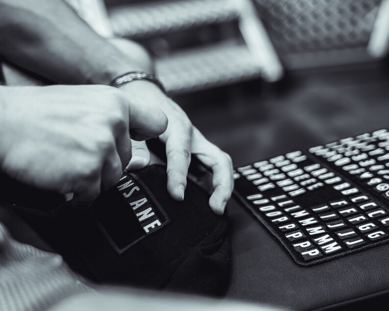 English Alphabet Velcro Patches, Velcro Patches, English Alphabet