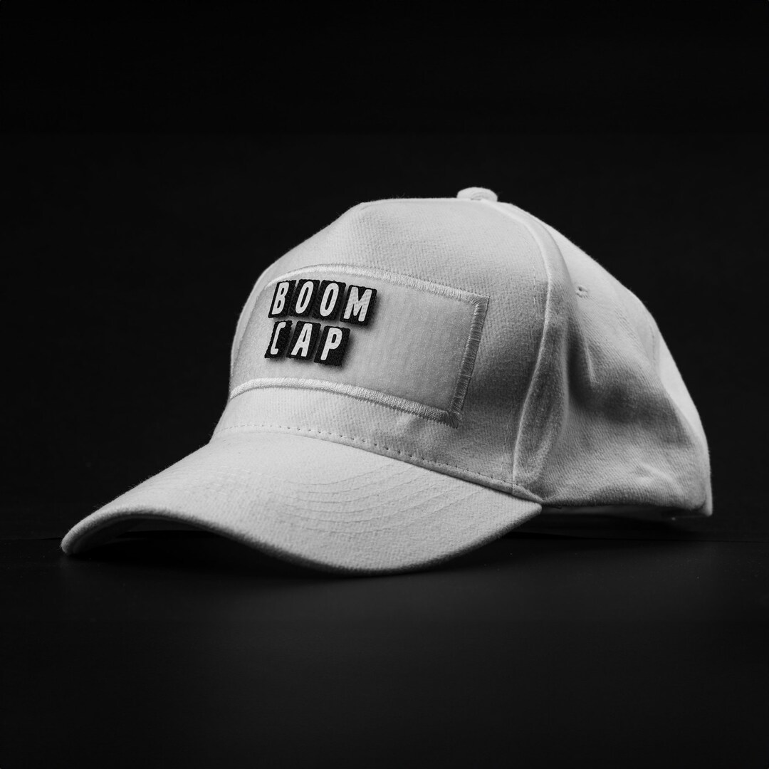 white-velcro-cap-english-alphabet-velcro-patches-funny-cap-chat-cap