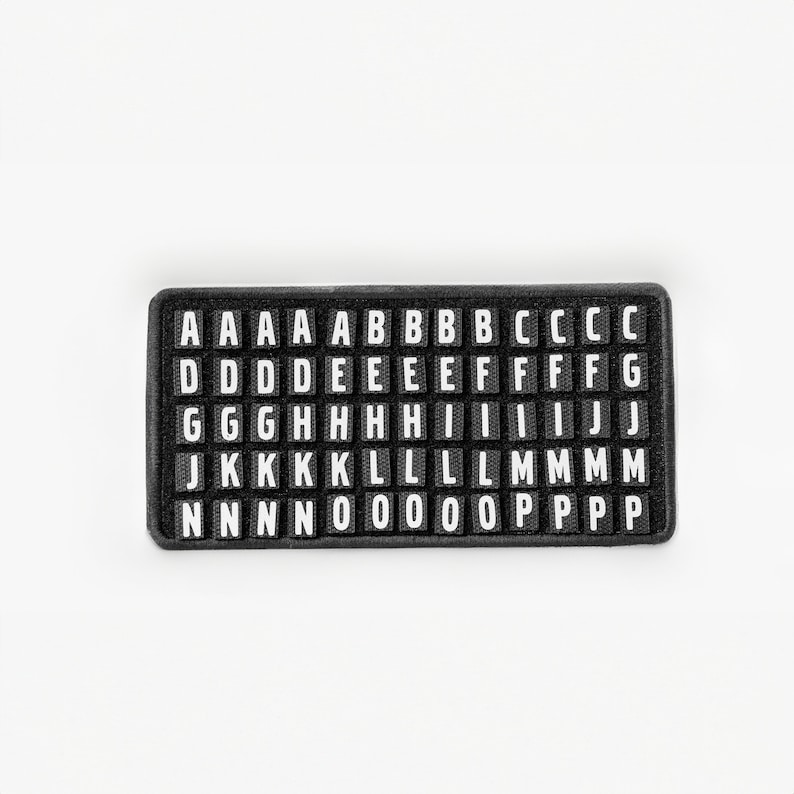 Black Velcro Cap, English Alphabet Velcro Patches, Funny Cap, Chat Cap