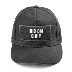 Gorra negra con velcro, parches de velcro con el alfabeto inglés, gorra divertida, gorra con mensaje de conversación, gorra con mensaje de auge