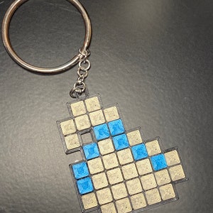 ROTMG White bag Keychain, Pixel-Art Keychain big