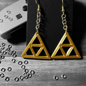 Zelda Triforce Earrings