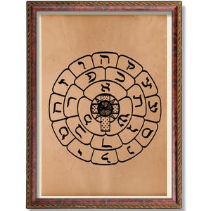 Impresión del Sigilo Rosacruz: Arte Oculto de la Rosa y la Cruz, Símbolo Hermético, Póster de Alquimia Esotérica, Decoración de Pared Mística Vintage