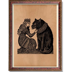 Freyja Norse Goddess Wall Art – Norse Mythology Print – Freyja Goddess of Love and War – Viking Pagan Decor – Nordic Myth Fine Art Print