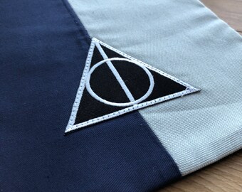 Upcycled Harry Potter Tote Bag – Hogwarts Houses, Eco-Friendly Gift