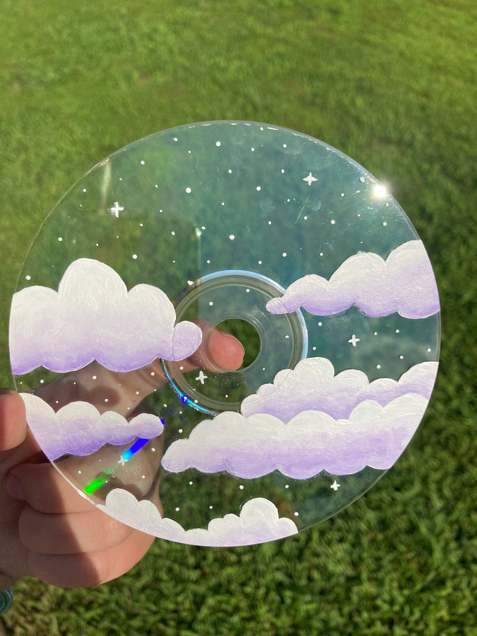 Painted Cloud CD Art - Etsy