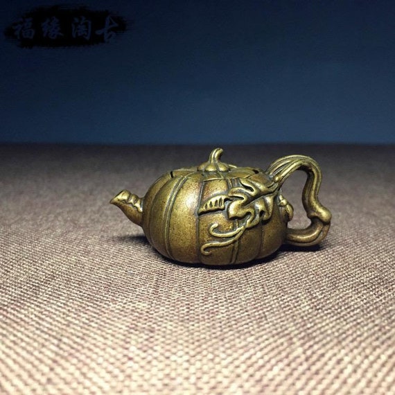 Pumpkin mini teapot Etsy