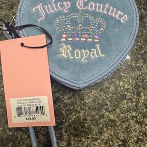 Blue Brand New Juicy Couture coin purse/wallet