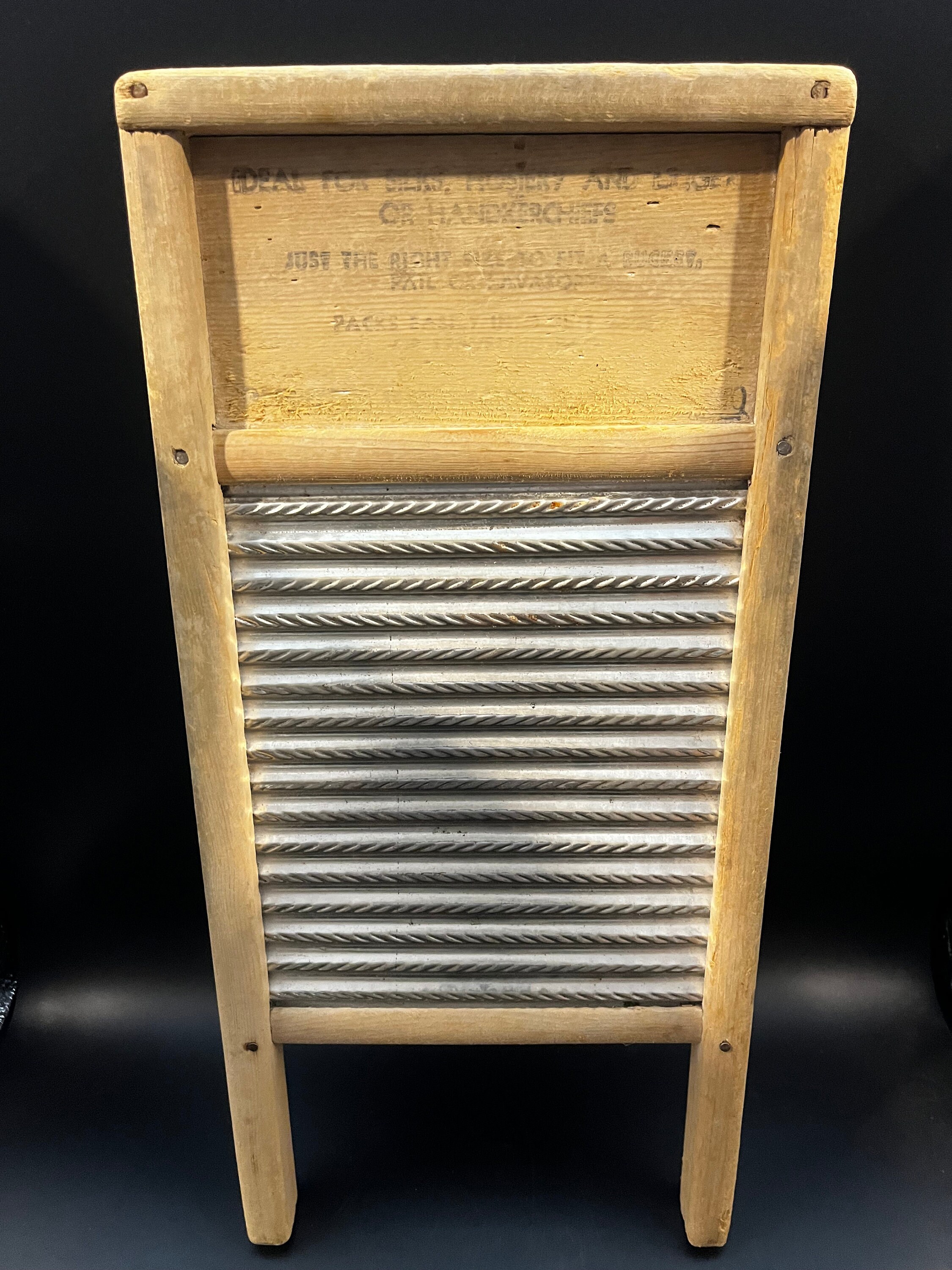 Vintage DUBL HANDI Washboard, Columbus Washboard Co., 1930s 