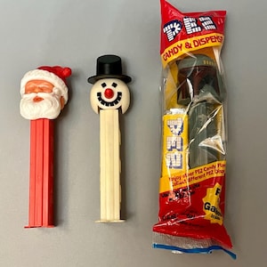 Vintage Santa and Snowman, or Boba Fett PEZ Dispensers