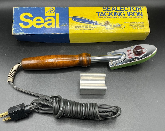 Seal - Sealector Heavy Duty Tacking Iron - New in Box - Etsy
