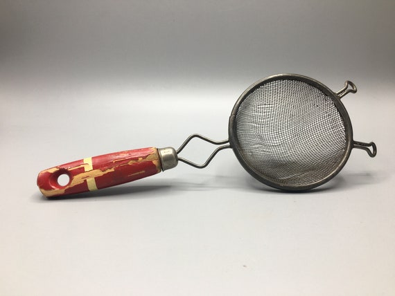 Red best sale colander strainer