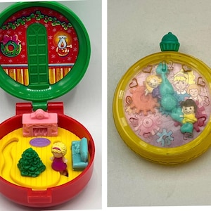 Vintage Polly Pocket Locket and Watch Combo