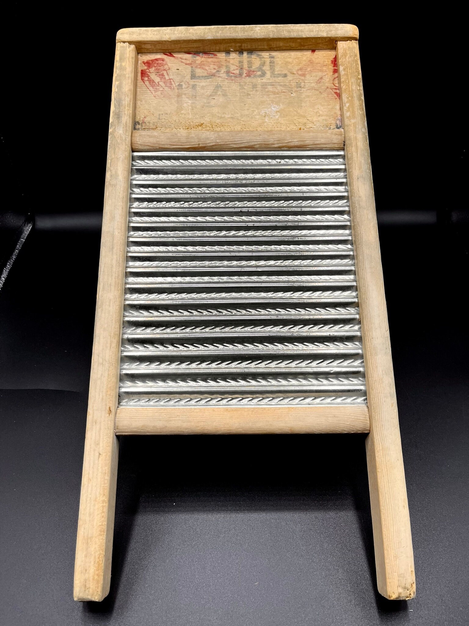 Vintage DUBL HANDI Washboard, Columbus Washboard Co., 1930s 