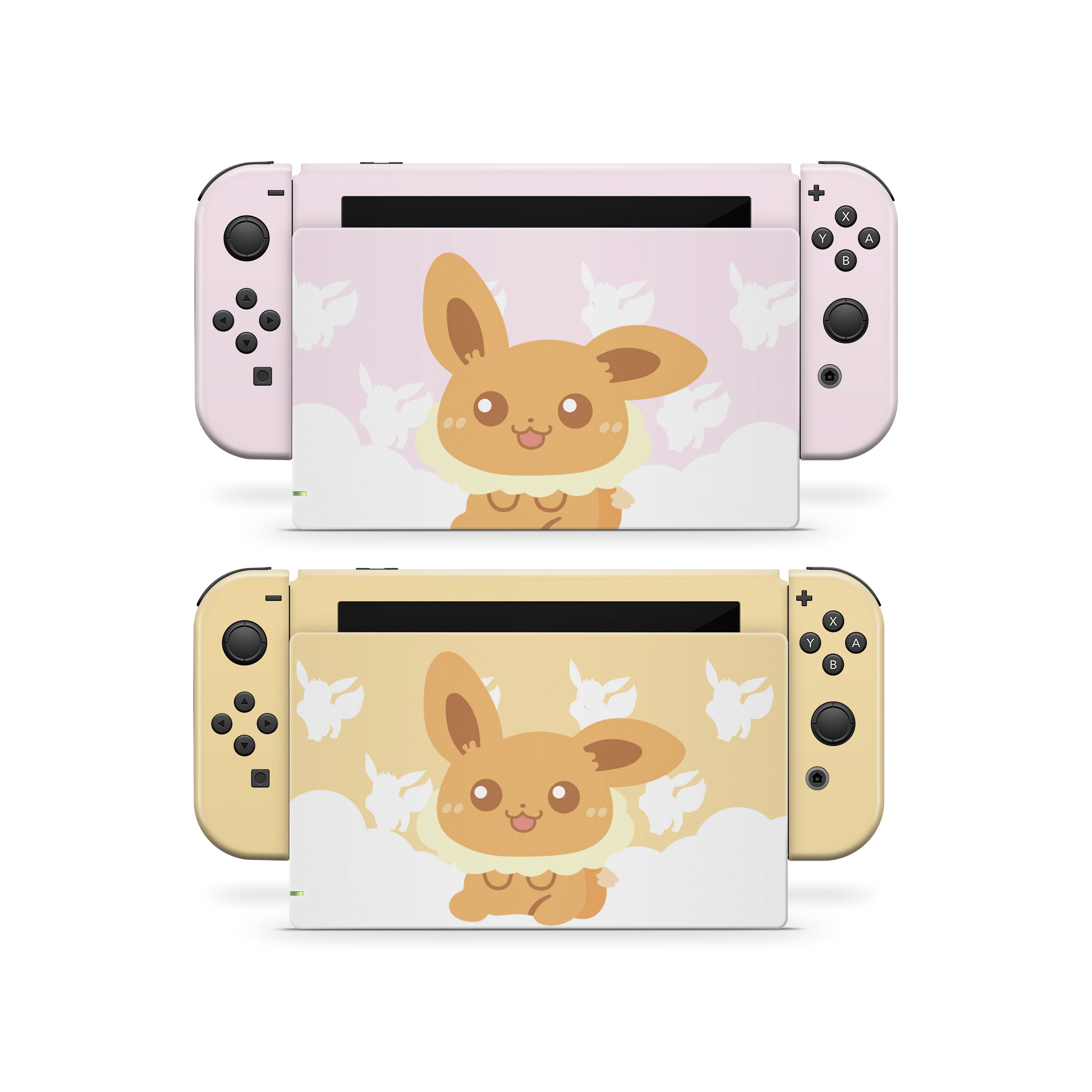 Full Set Pokemon Eevee the Nintendo Switch Skin switch Decal Etsy