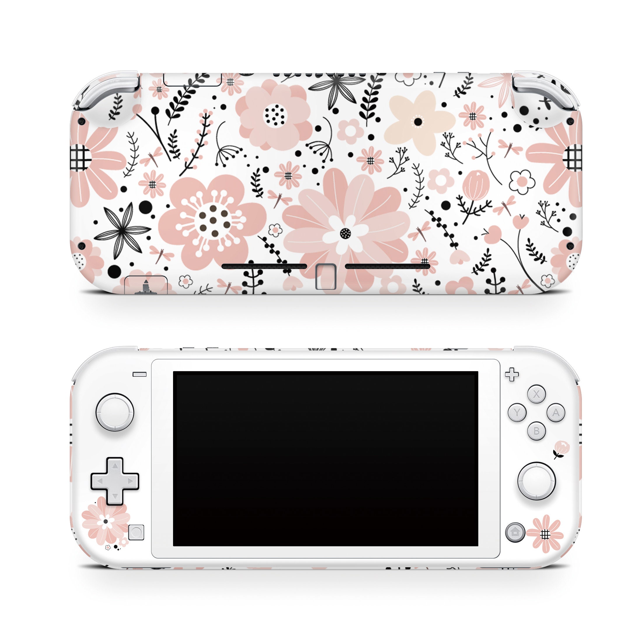 The Nintendo Switch Lite Vinyl Skin Pink Aesthetics switch Etsy