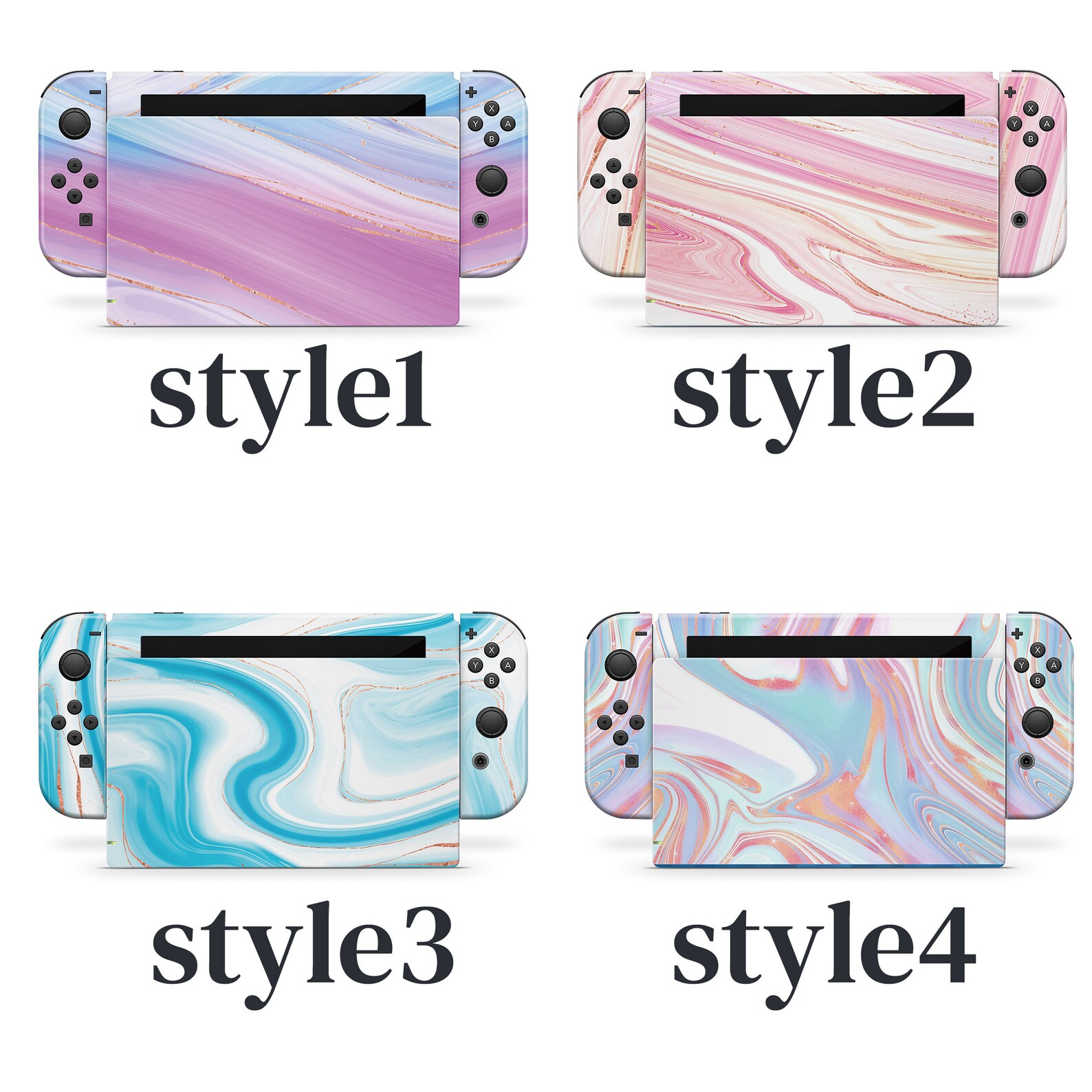 Full Set The Nintendo Switch vinyl skin aesthetics switch Etsy