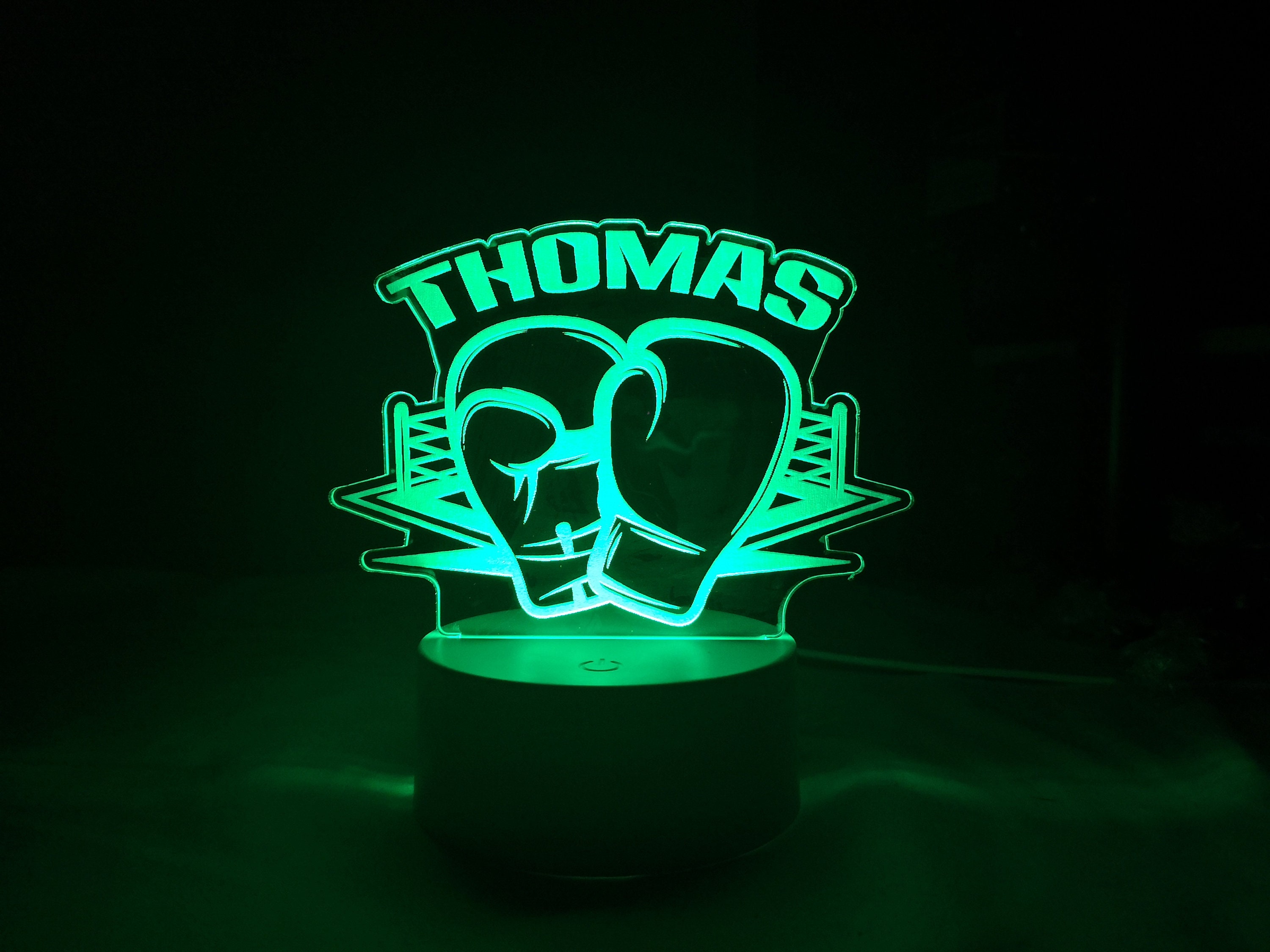 Personalised boxing led light. boxing gifts boxing Etsy