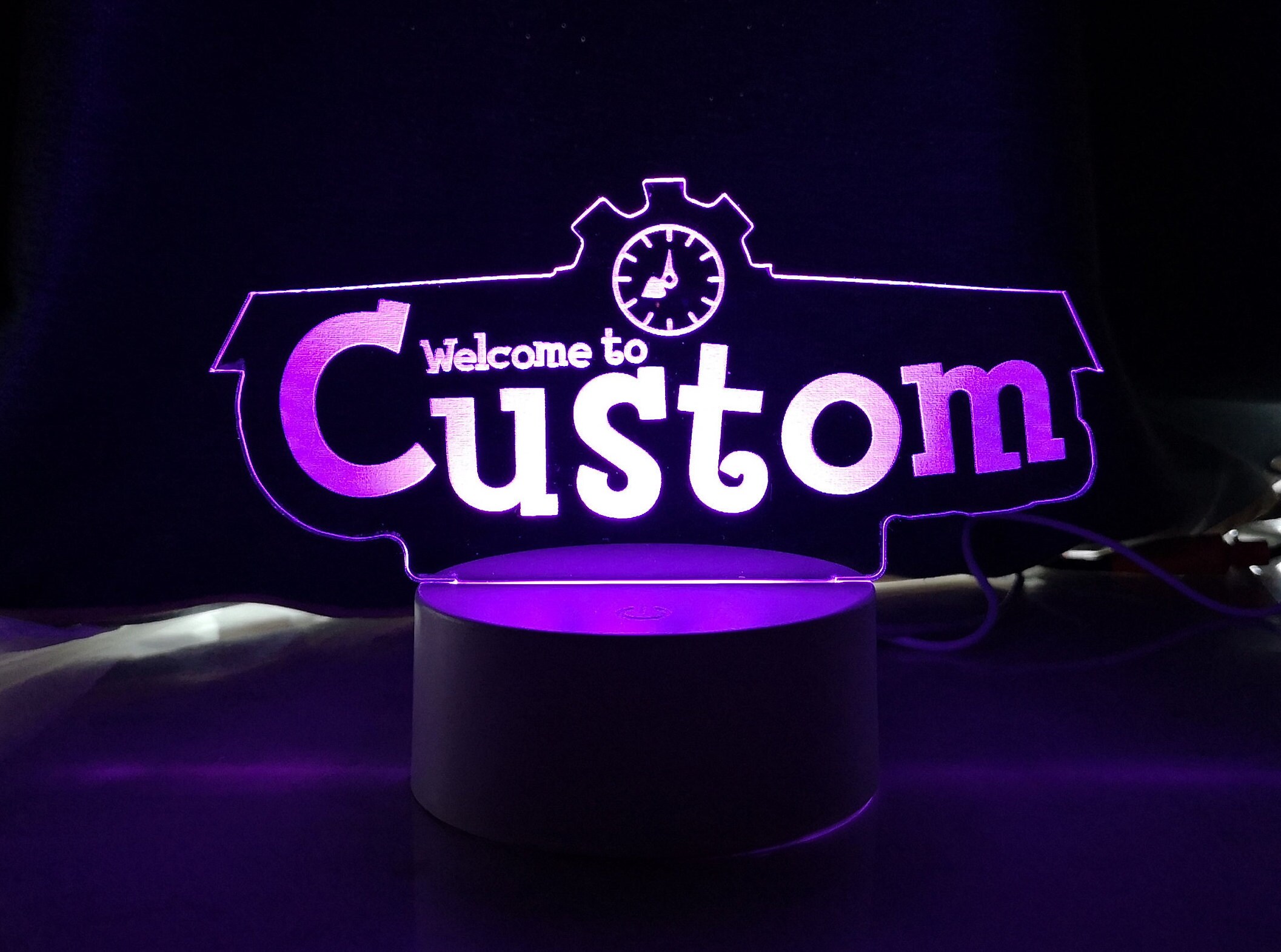 Personalised animal crossing led light. acnh LED lamp. acnh Etsy