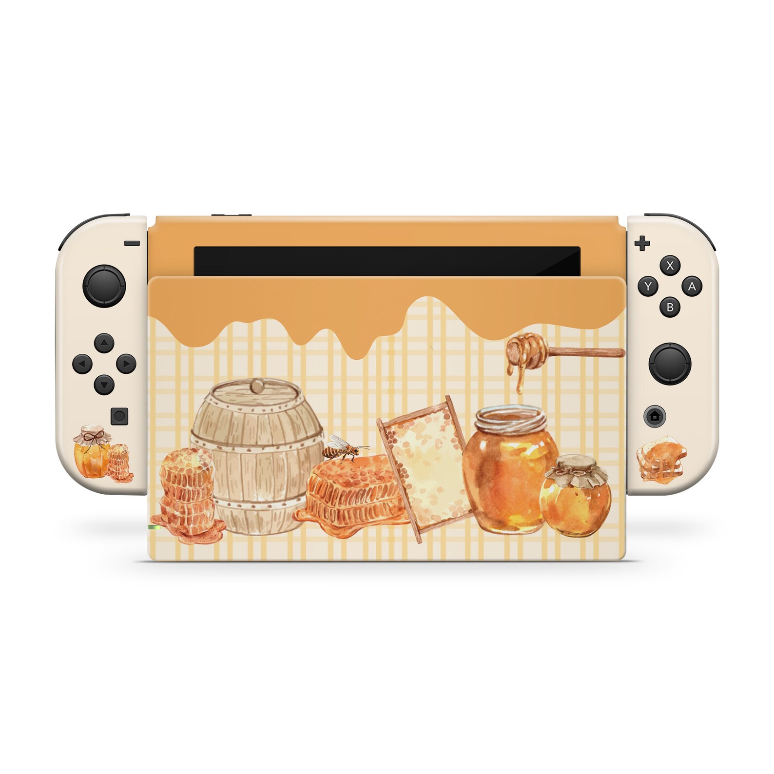 Full Set the Nintendo Switch Vinyl Skin Aesthetics Bee Honey Etsy