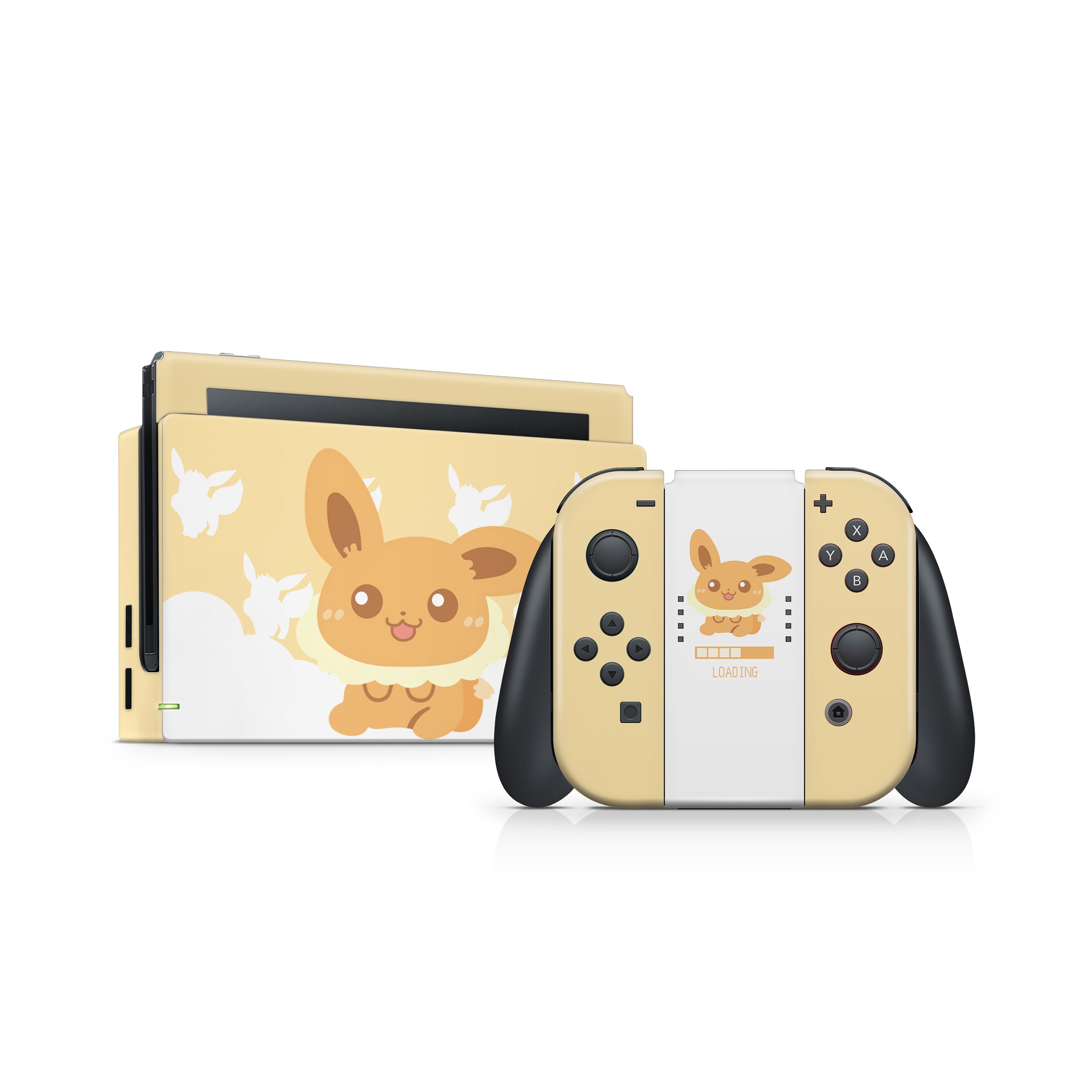 Full Set Pokemon Eevee the Nintendo Switch Skin switch Decal Etsy