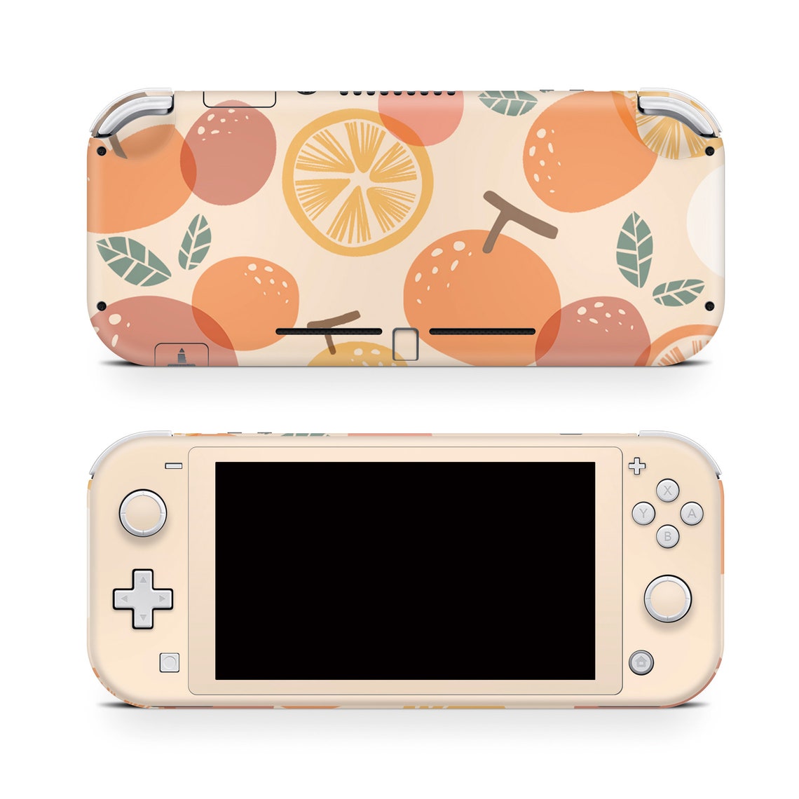 The Nintendo Switch Lite Vinyl Skin Cute Orange Fruit switch Etsy